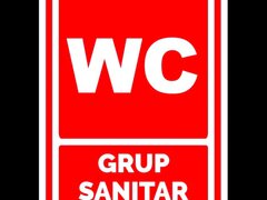 Indicator rosu pentru wc grup sanitar