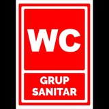 Indicator rosu pentru wc grup sanitar